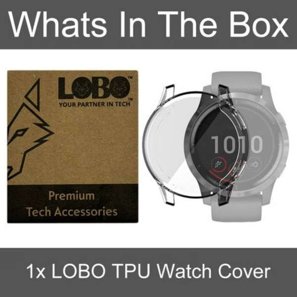 LOBO Cover with Integrated Screen Protector Garmin Venu 2S/Vivoactive 4S