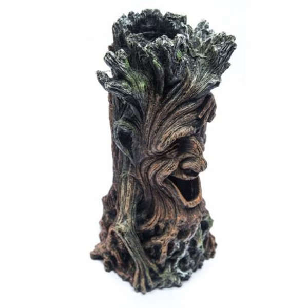 Smiling Tree Stump Fish Tank/Aquarium Resin Ornament