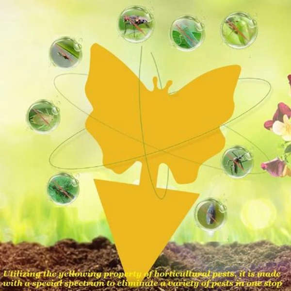 24-Pack Supersticky Insect Traps - Double-Sided Design