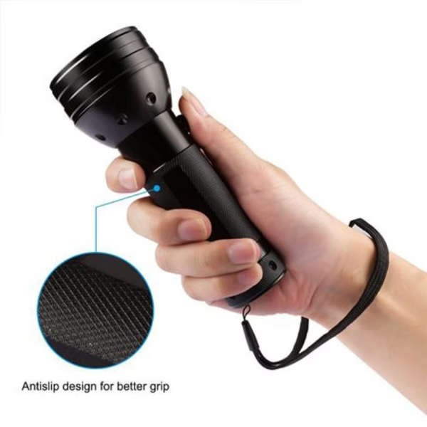 UV Flashlight Black Light 51 LED 395 NM Pet Urine Detector for Scorpion