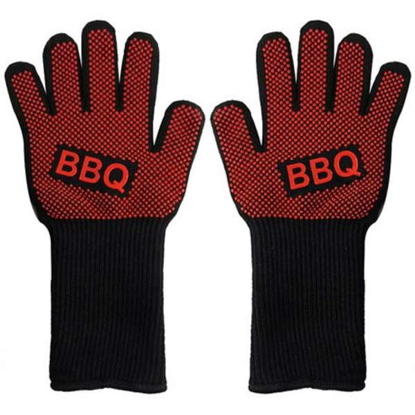 BBQ Braai Gloves - Red