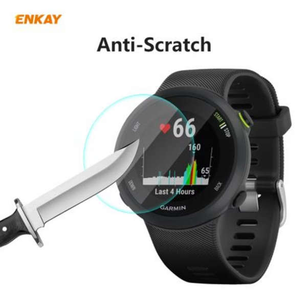 2 x Enkay Tempered Glass Film for Garmin Forerunner 45 &amp; 45S