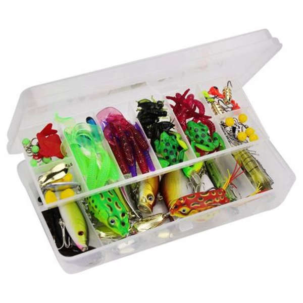 141 Piece Fishing Lure Set with Tackle Box