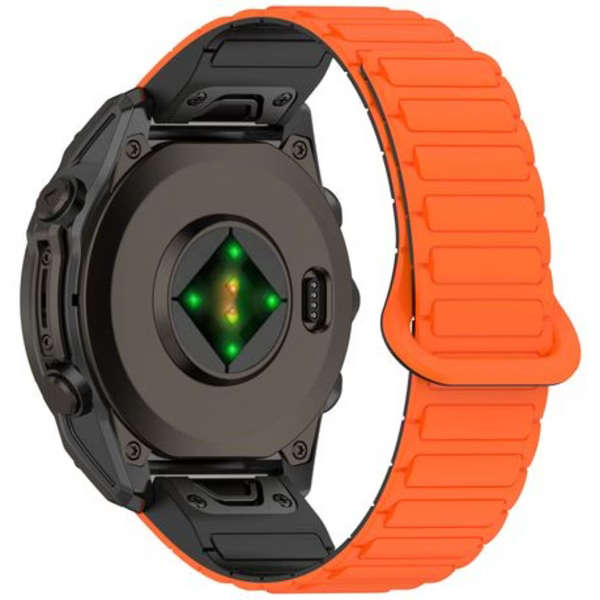LOBO 26mm FastFit Magnetic Strap Compatible With Garmin Fenix/Epix/Instinct/Tactix etc. - Orange