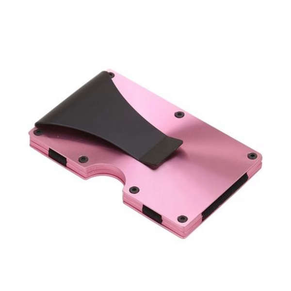T4U Aluminium Minimalist Card Holder &amp; Money Clip RFID Blocking