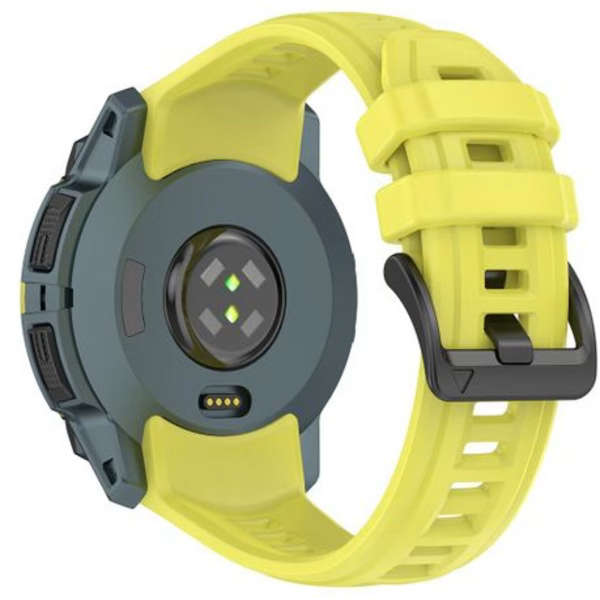 LOBO Silicone Strap Compatible With Garmin Instinct 3 - 50mm Models - Yellow