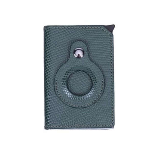 T4U PU Leather Pop-Up Card Holder with RFID Protection &amp; Airtag Holder