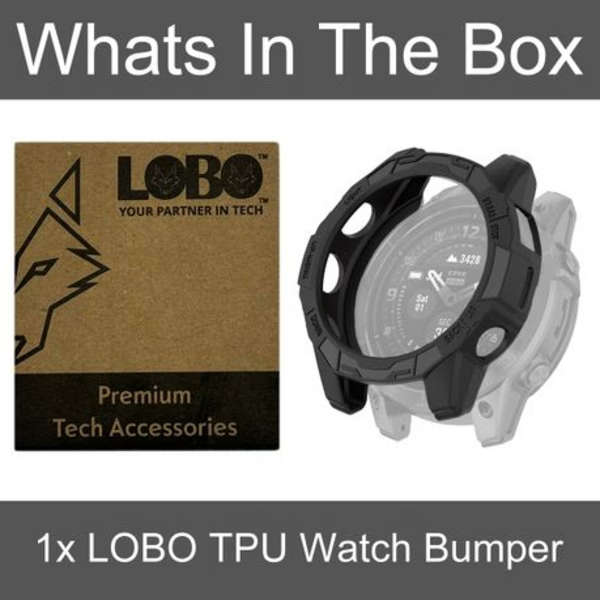 LOBO TPU Protective Bumper for Garmin Epix Pro 51mm / Fenix 7X / 7X Pro
