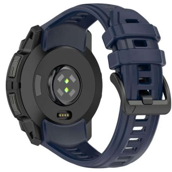 LOBO Silicone Strap Compatible With Garmin Instinct 3 - 50mm Models - Navy Blue