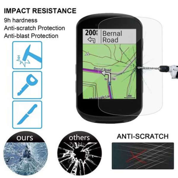 T4U Tempered Glass Screen Protector for Garmin Edge 530