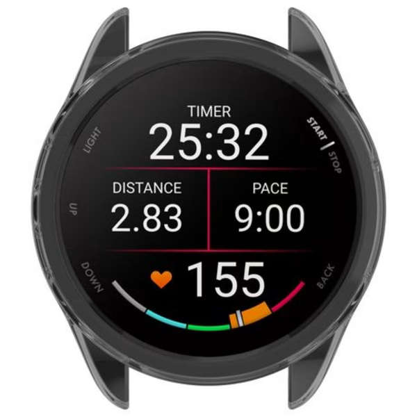 TPU Protective Cover for Garmin Forerunner 165 (Smoke)