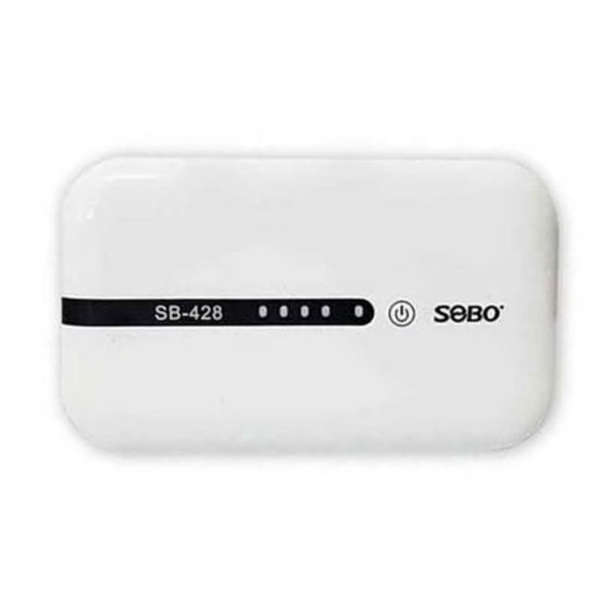 SOBO AC/DC Air Pump With Lithium Battery (Double Outlet)