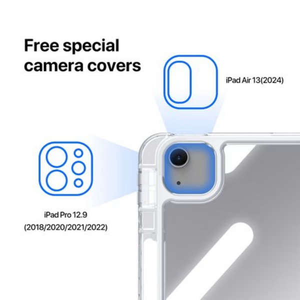 DUX DUCIS Unid Series Case - iPad Air 13(2024)/iPad Pro 12.9(2018/20/21/22) - Black
