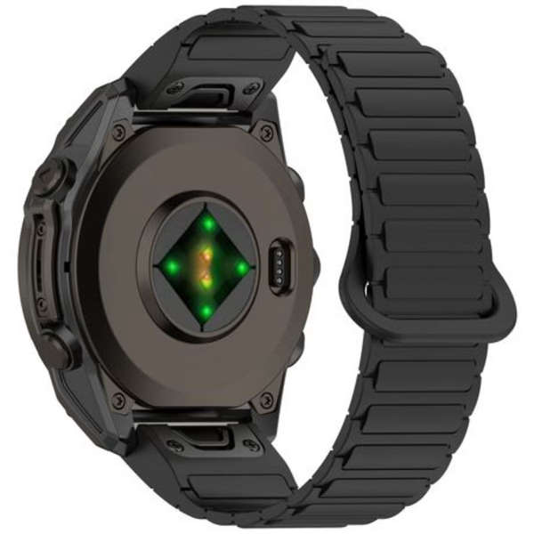 LOBO 22mm FastFit Magnetic Strap Compatible With Garmin Fenix 5/6/7/8, 965, Epix etc. - Black