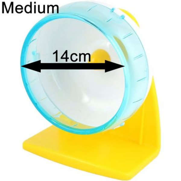 Silent Hamster Wheel With Stand &amp; Suction Cup