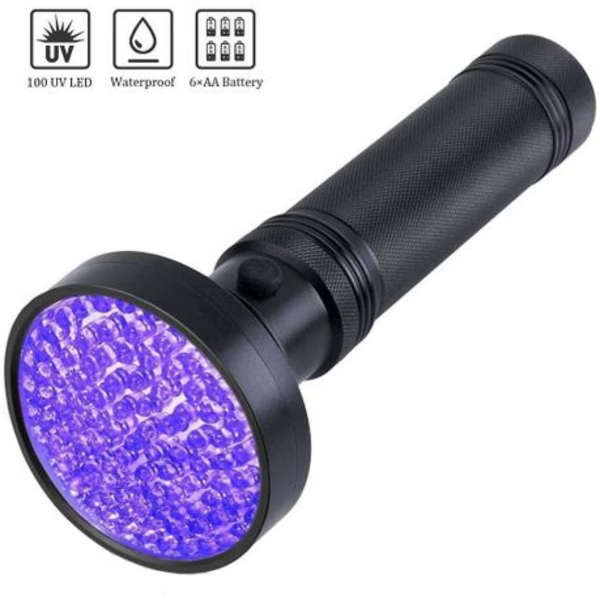 100 LED UV Torch 395nm