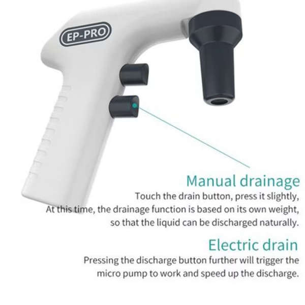 Joanlab EP-100Pro Electric Pipette Filler (0.1-100ml) - Adjustable Speed
