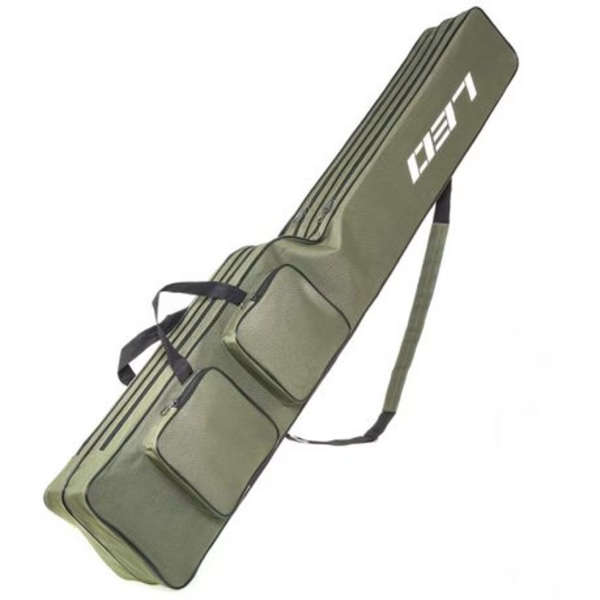 LEO Heavy-Duty Waterproof Fishing Rod Bag with Large Capacity Storage