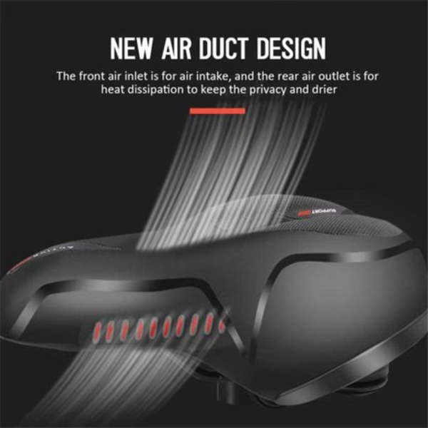 Bike Saddle Memory Foam Padded Oversized