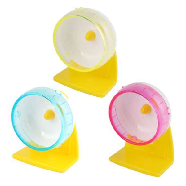 Silent Hamster Wheel With Stand &amp; Suction Cup
