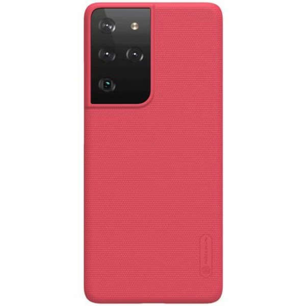 Nillkin Super Frosted Shield Cover for Samsung S21 ULTRA 6.8" (Red)