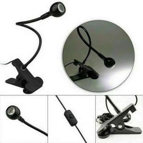 Long Neck Mini Finger Nail Lamp with Table Clip 5W
