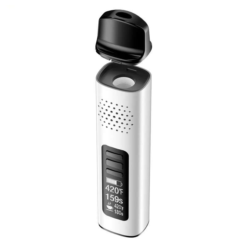 Anlerr HerbPod SILVER - Mini Dry Herb Vaporizer with OLED Display