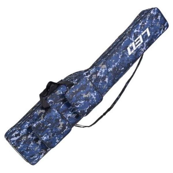 LEO Heavy-Duty Waterproof Fishing Rod Bag with Large Capacity Storage
