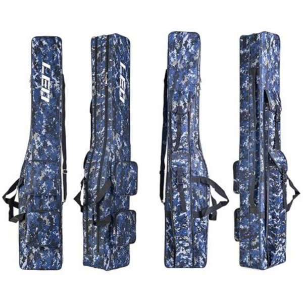 LEO Heavy-Duty Waterproof Fishing Rod Bag with Large Capacity Storage