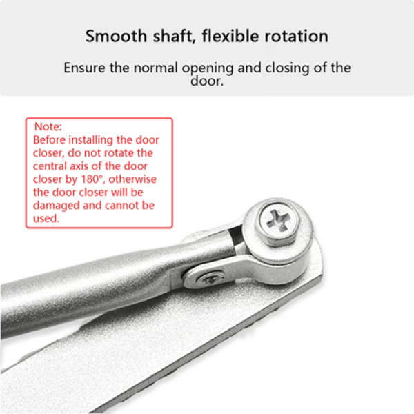 Automatic Hydraulic Door Closer Overhead Concealed Silent Slow Gate Closer