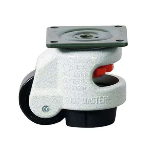 GD-40F Heavy-Duty Caster Wheels with Retractable Foot Pad-4 Pack-25kg Each