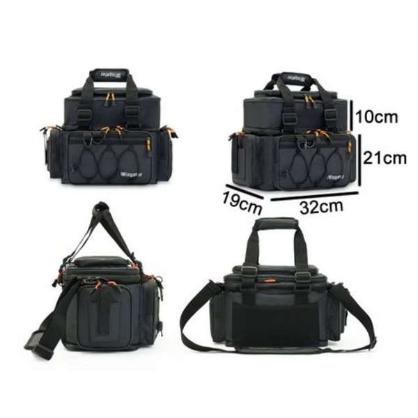 Wingstar Expandable Waterproof Fishing Tackle Bag - 42L Capacity