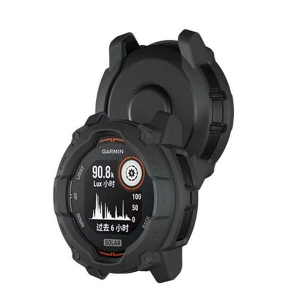 LOBO TPU Protective Bumper Cover for Garmin Instinct 3 Solar 43mm