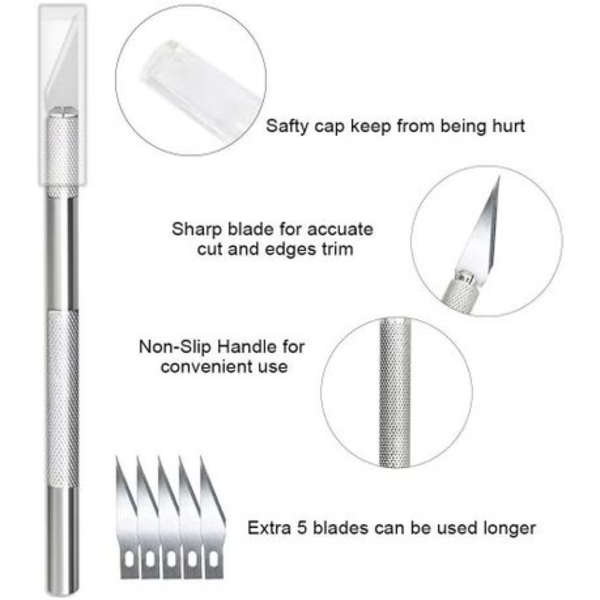 Vinyl Application Tool Kit - 11 Piece DIY Set for Wraps, Decals &amp; Tints