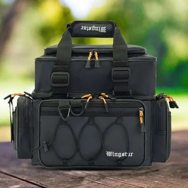 Wingstar Expandable Waterproof Fishing Tackle Bag - 42L Capacity