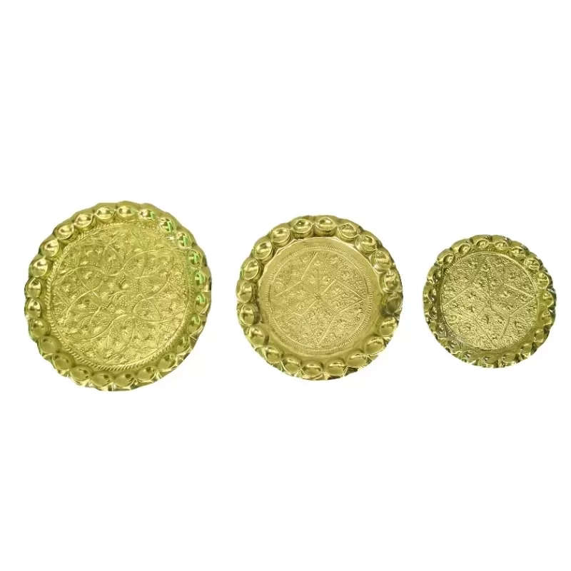 Décor Brass Wall Plates 3 Piece Set
