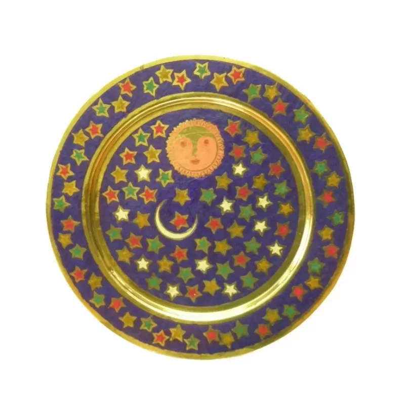 Wall Hanging Plate Midnight Blue