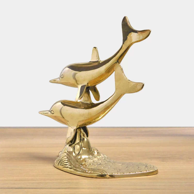 Swimming Double Dolphins
