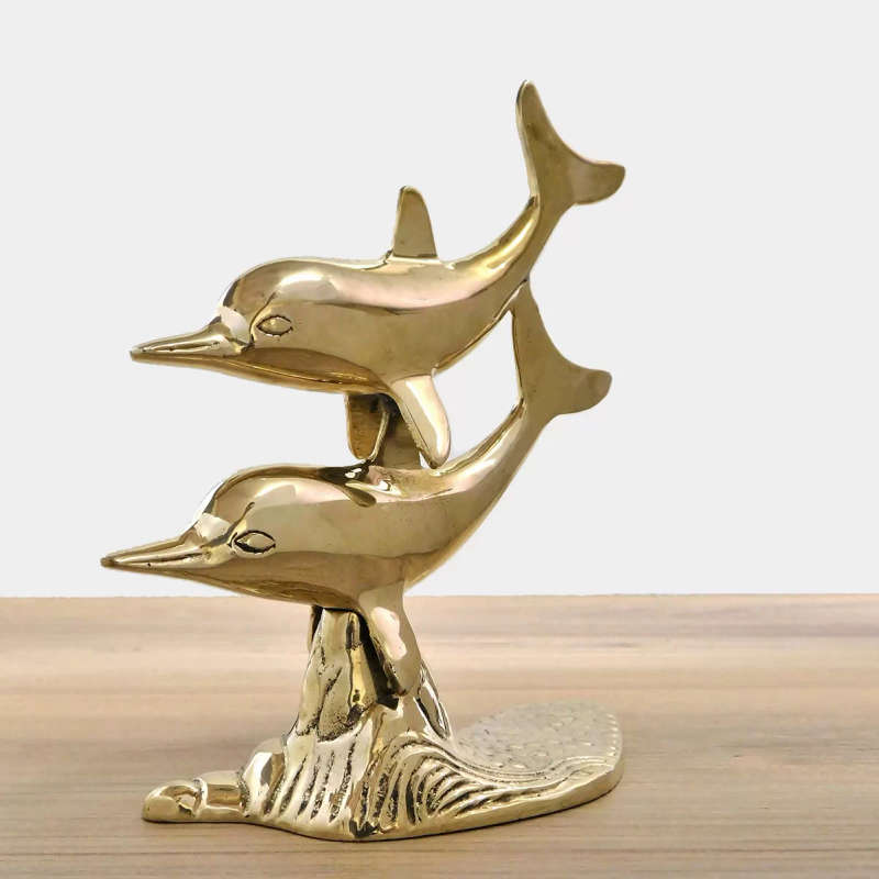 Swimming Double Dolphins
