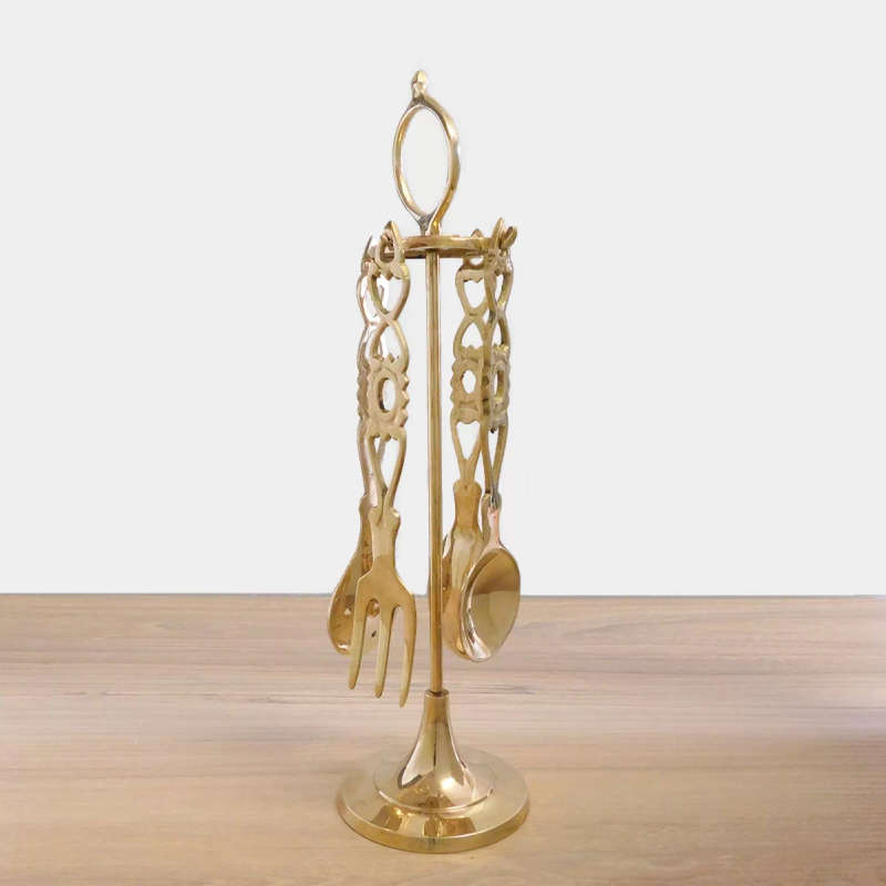 Kitchen Utensil Spoon Set on Stand