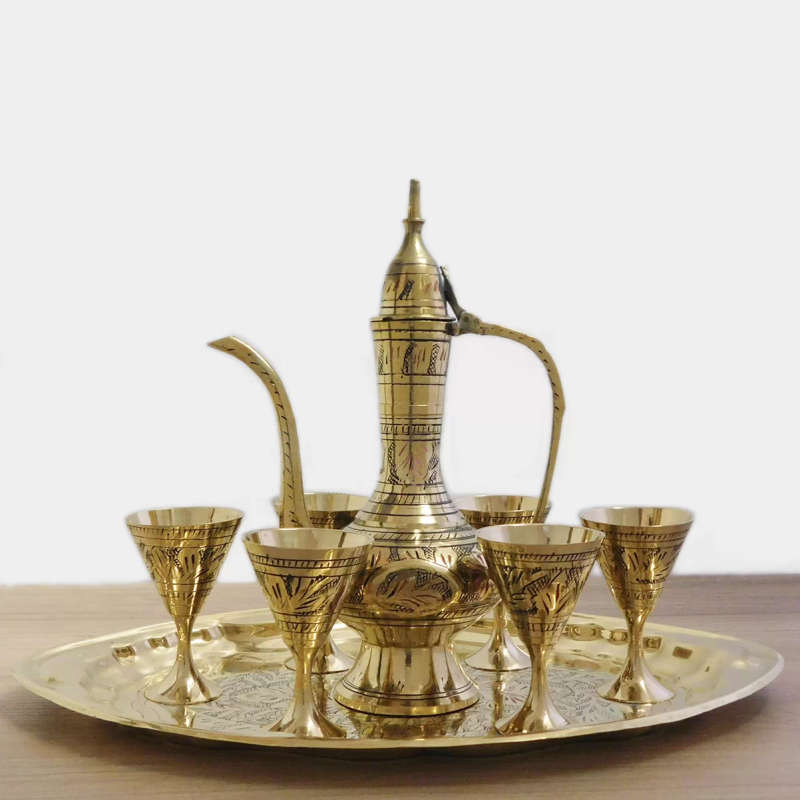 Oval Wine Set with Colour Engraving (12 inch)