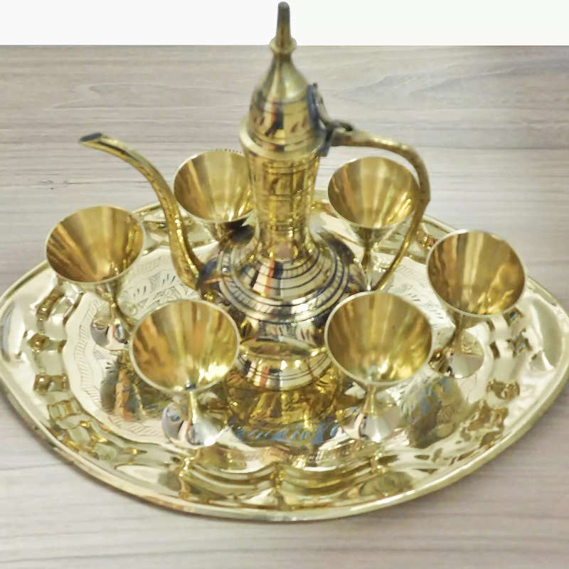Oval Wine Set with Colour Engraving (12 inch)