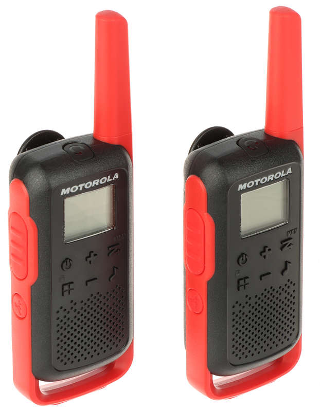 MOTOROLA T62 WALKIE TALKIE- RED