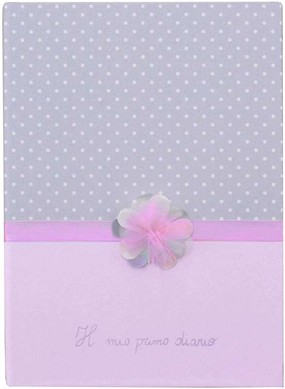 MAMAMOUR - Diario baby 6 anni - rosa - con ciondolo d'argento 925/Baby diary 6 years - pink -  wi...