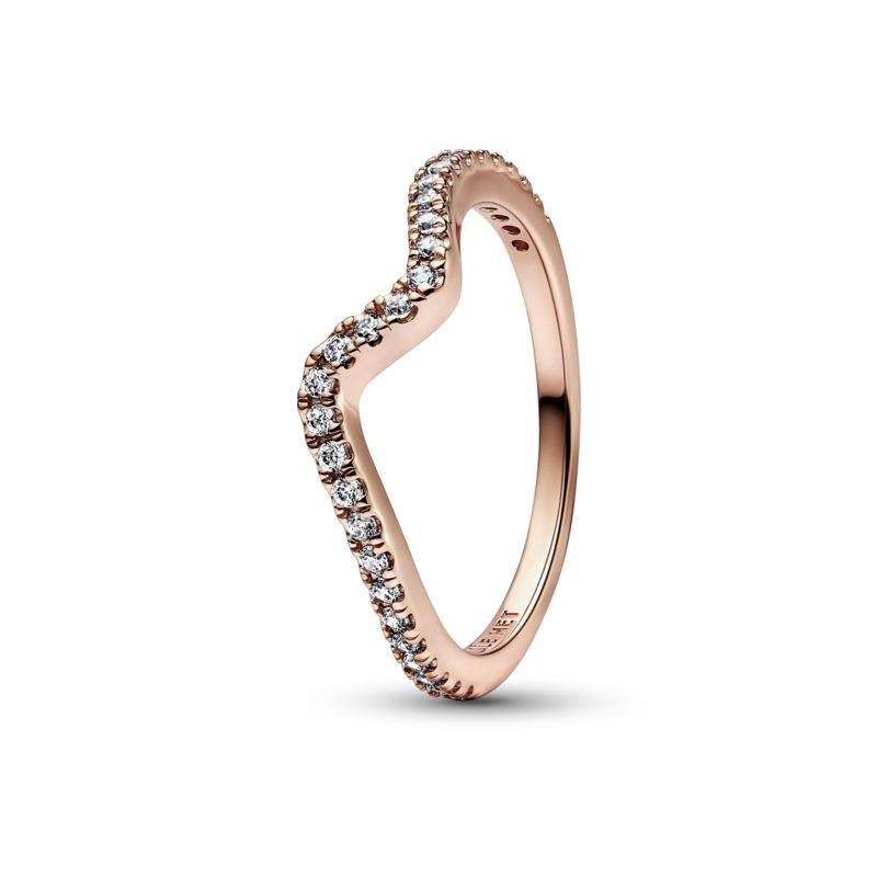 PANDORA JEWELS SPARKLING WAVE - RING - Size 54  (182539C01-54)