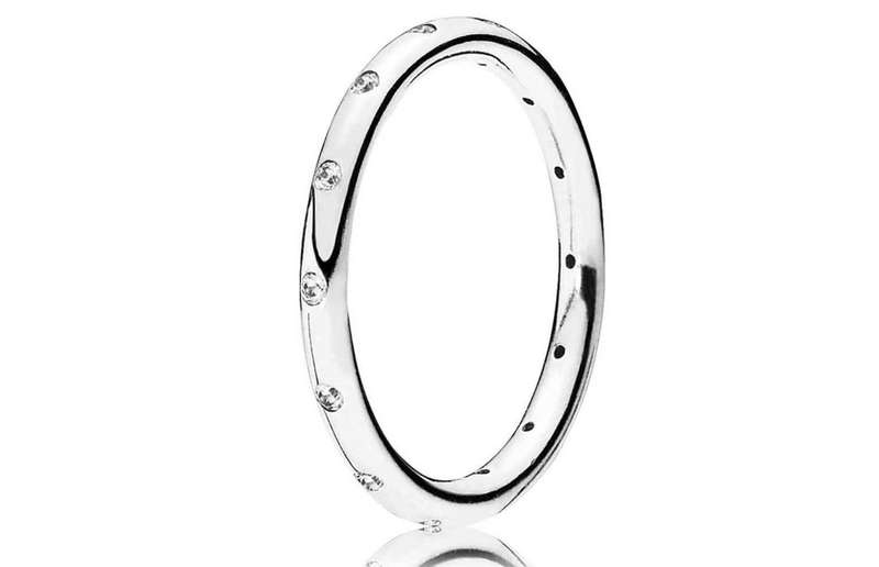 PANDORA JEWELS SIMPLE SPARKLING BAND - RING - Size 60 (190945CZ-60)