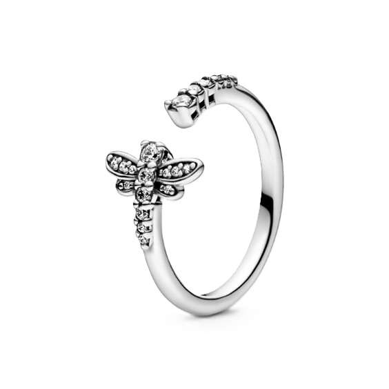 PANDORA JEWELS SPARKLING DRAGONFLY - RING - Size 54  (198806C01-54)