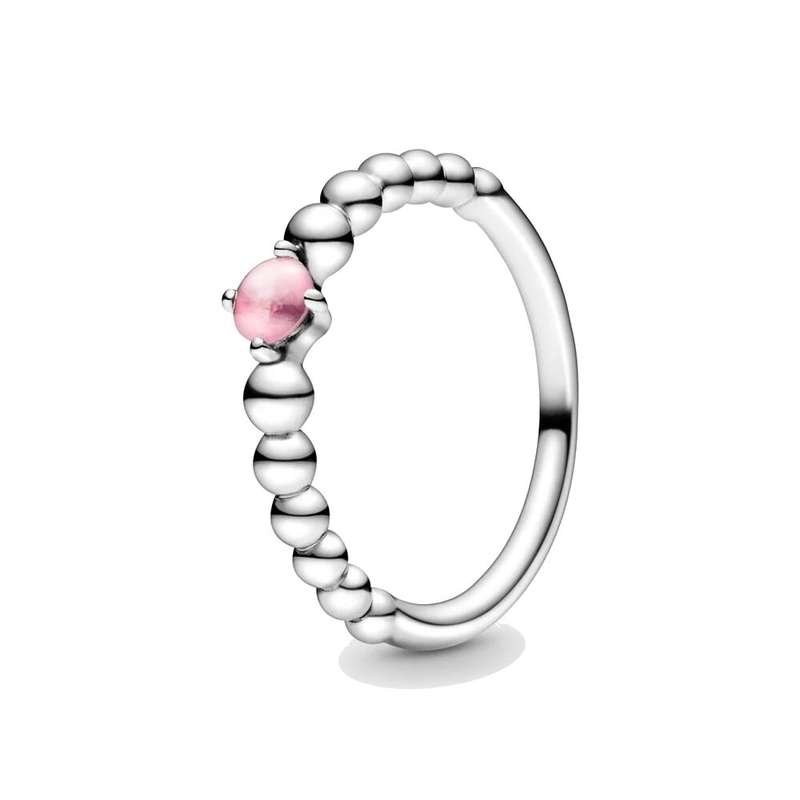 Pandora Jewels Pink Stone - Ring - Size 58 ***special Price*** (198867C09-58) Women's JEWELRY