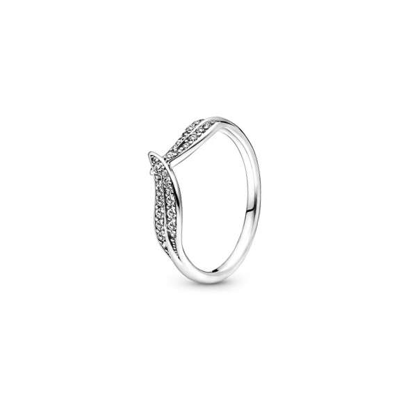 PANDORA JEWELS LEAF PAVE - RING - Size 52  (199533C01-52)