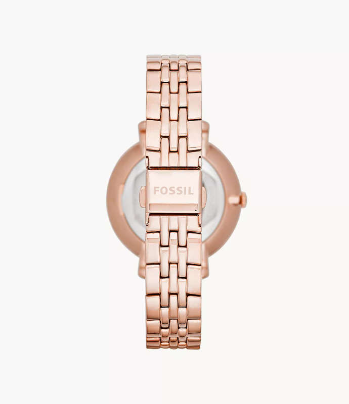 Fossil Jacqueline Rose Gold Watch & Bracelet Set (ES5252SET)